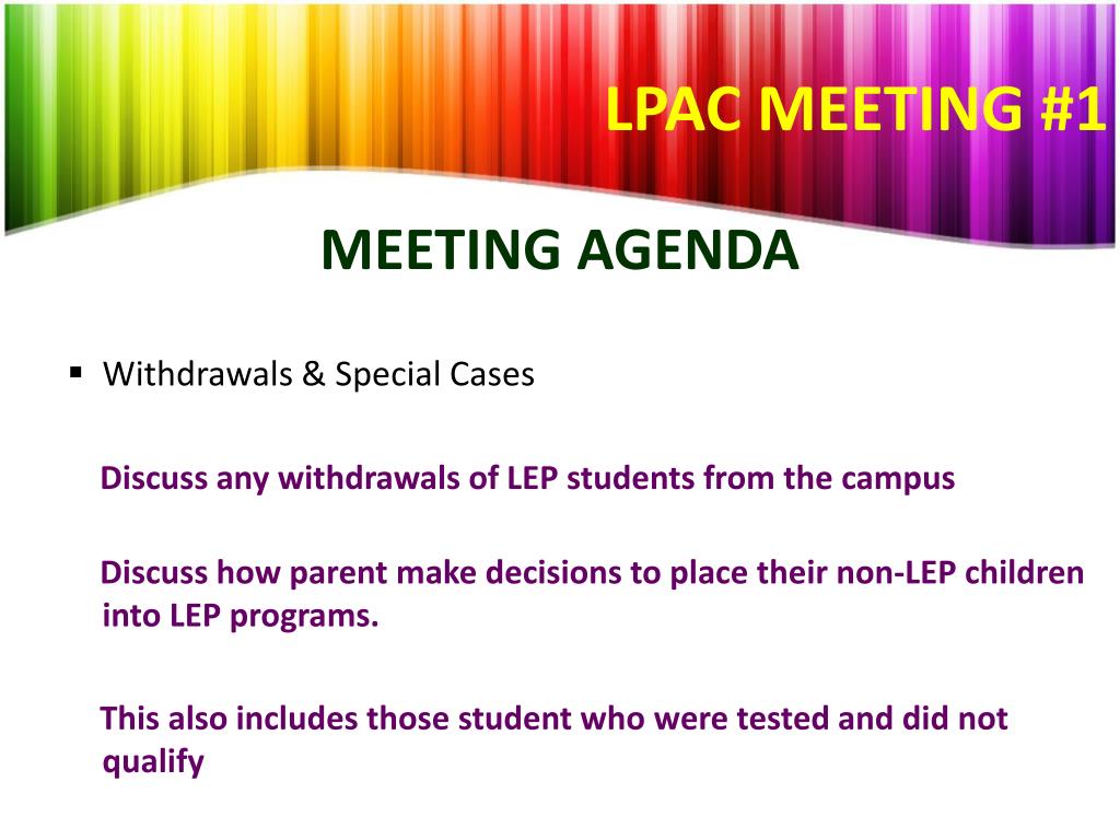 PPT - LANGUAGE PROFICIENCY ASSESSMENT COMMITTEE 2011-2012 LPAC Training ...