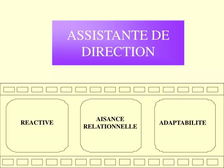 presentation assistante de direction