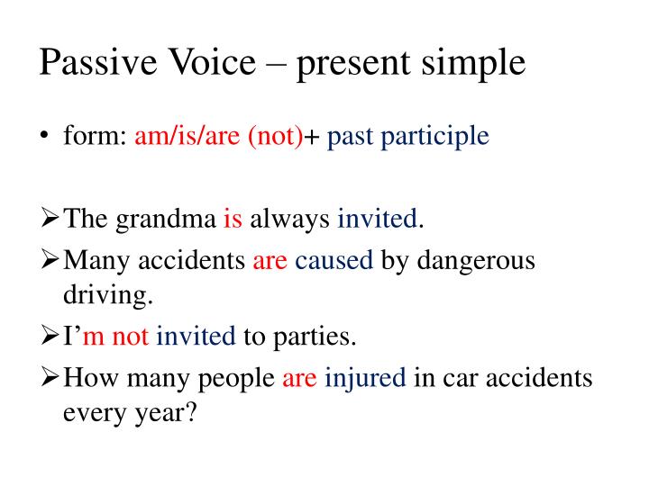 Таблица passive voice страдательный залог