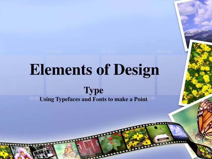design elements powerpoint presentation