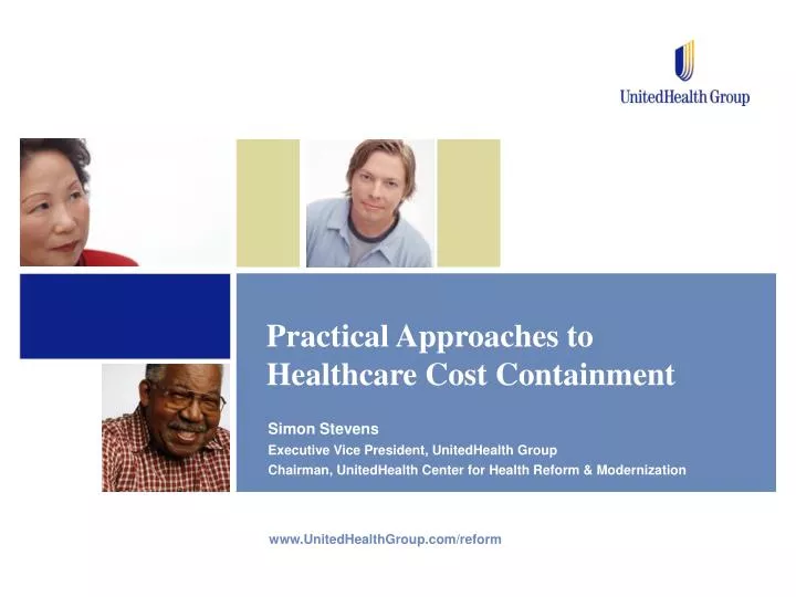 PPT Practical Approaches to Healthcare Cost Containment PowerPoint