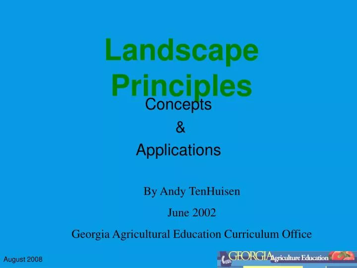 landscape principles n.