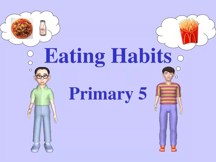 eating habits n.