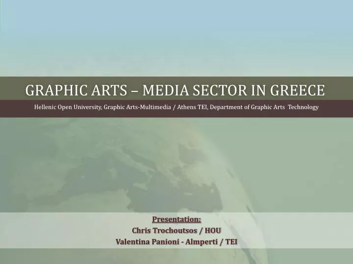 graphic arts media sector in greece n.