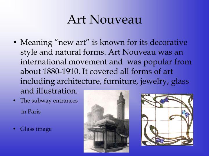 PPT Art Movements and Styles PowerPoint Presentation ID6883790