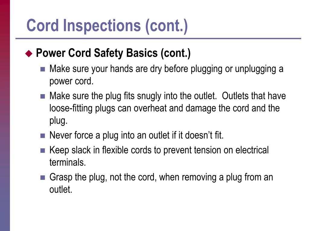 PPT - Proper Use Of Extension Cords PowerPoint Presentation, Free ...