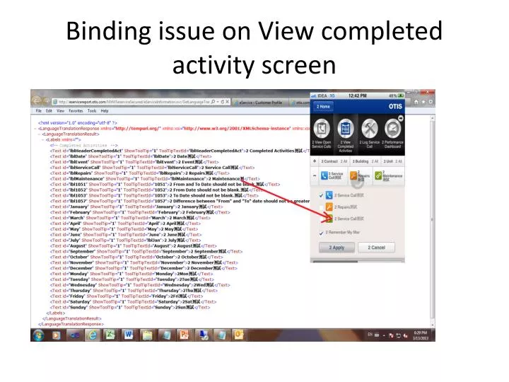 Ppt Binding Issue On View Completed Activity Screen Powerpoint Ppt Binding Issue On View Completed Activity Screen Powerpoint