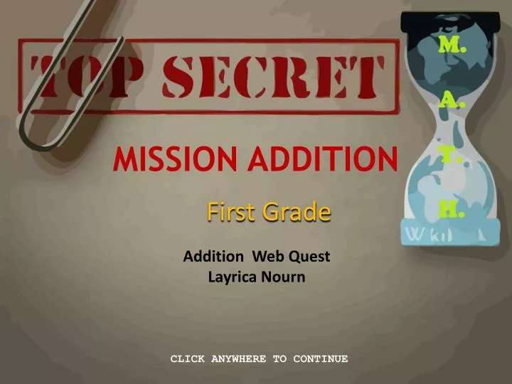 PPT MISSION ADDITION PowerPoint Presentation Free Download ID 6884516