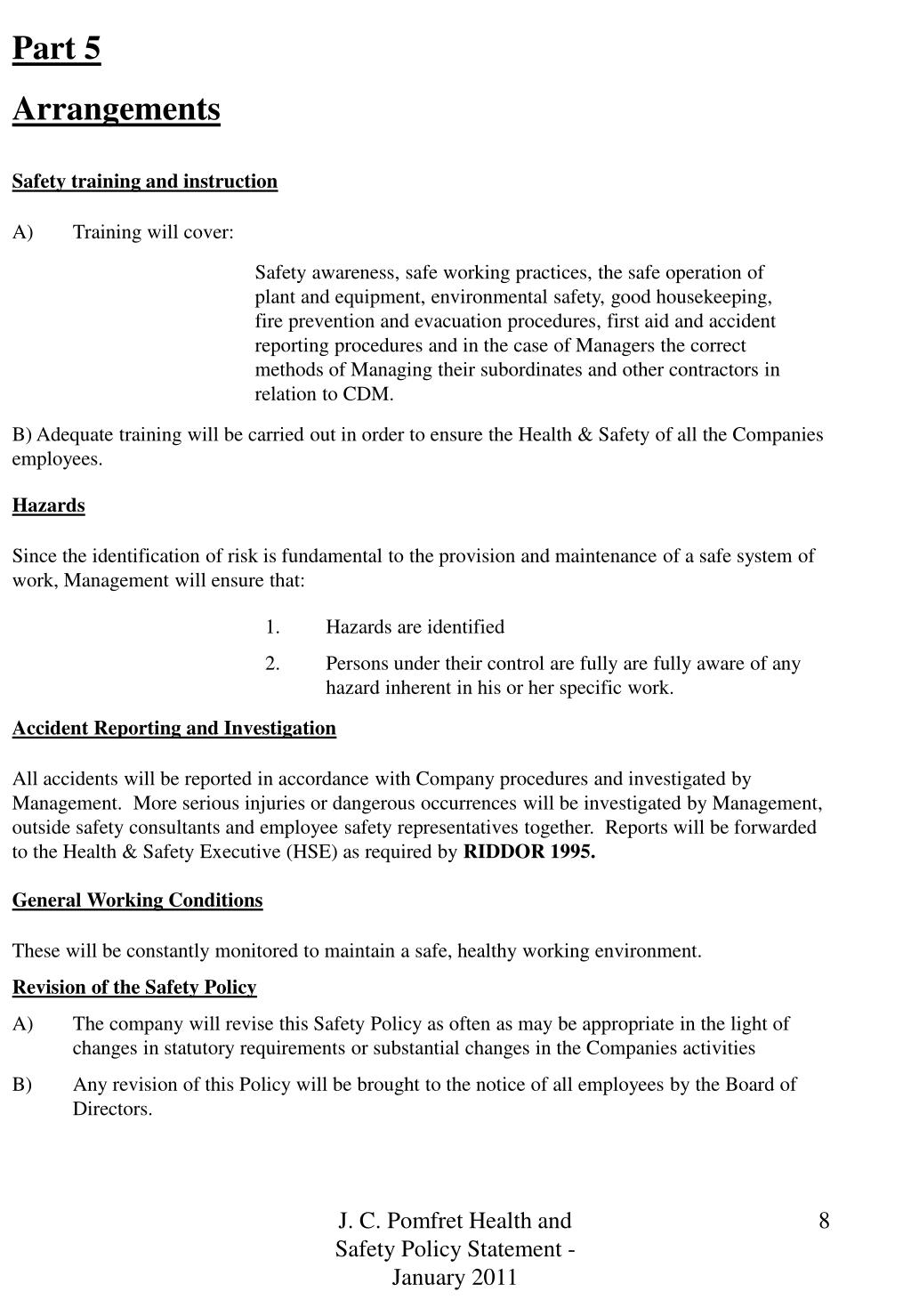 PPT Health and Safety At Work Etc. Act 1974 J Health and Safety