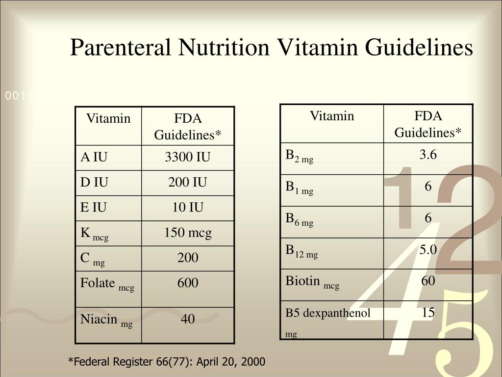 PPT - Total Parenteral Nutrition (TPN) PowerPoint ...