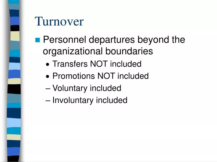 volutary and involuntary turnover desribing their Measuring the demand for labor in the united states: the job openings and labor turnover survey both voluntary and involuntary. volutary and involuntary turnover desribing their Measuring the demand for labor in the united states: the job openings and labor turnover survey both voluntary and involuntary.
