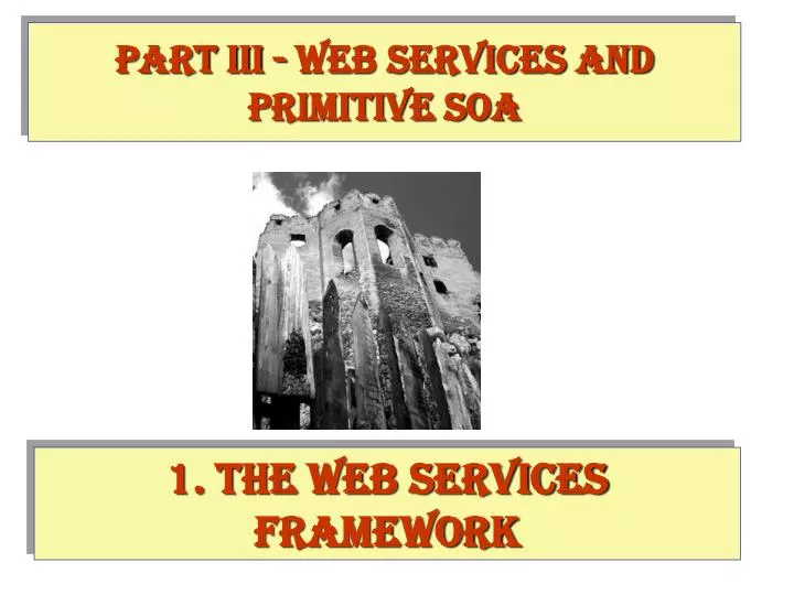 1 the web services framework n.