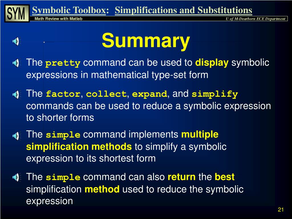 iupui matlab symbolic toolbox