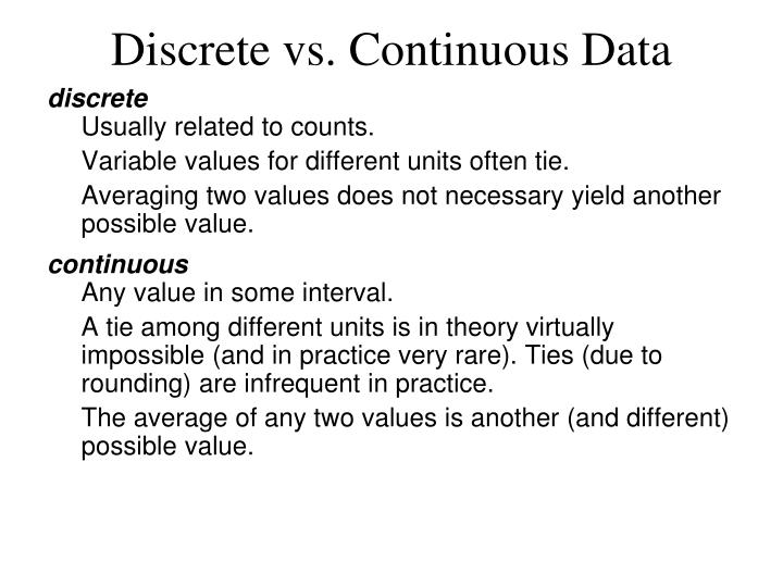 Data Types Discrete Vs Continuous at Stephanie Bell blog