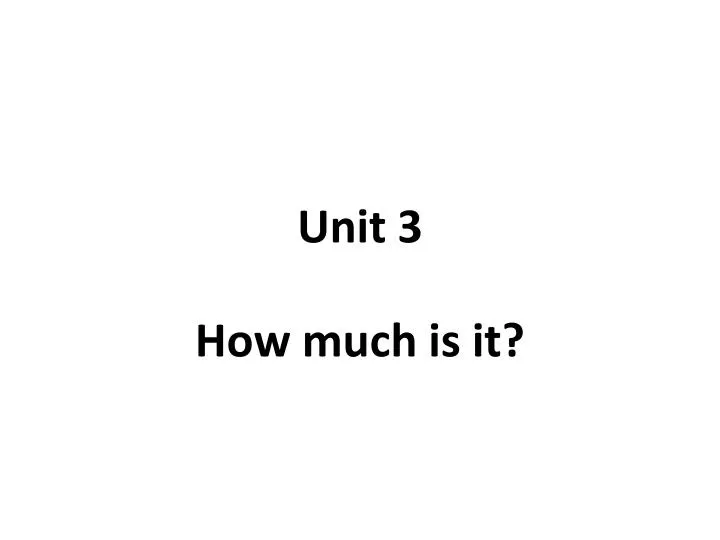 unit 3 n.