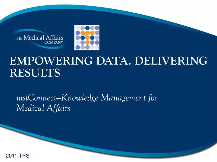 empowering data delivering results n.