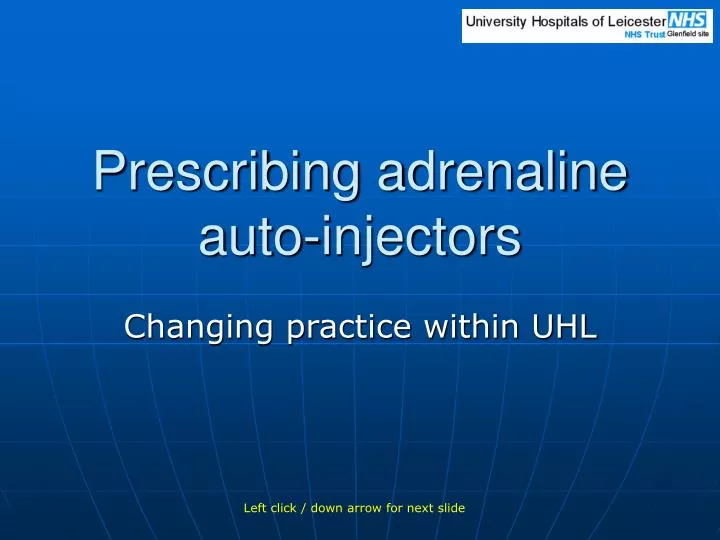 prescribing adrenaline auto injectors n.