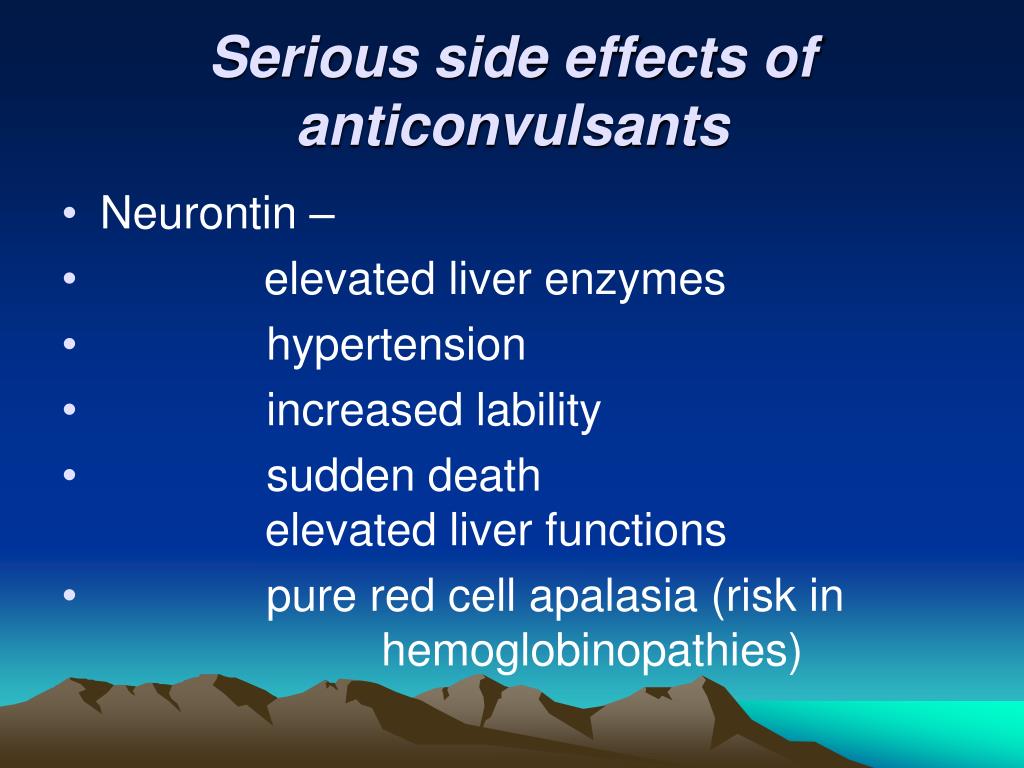 gabapentin liver failure