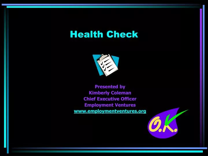 health check n.