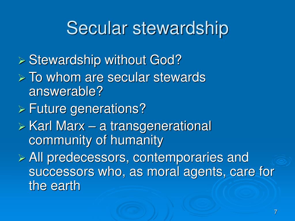 Ppt - Stewardship, Religious And Secular, Its Critics And Unesco 