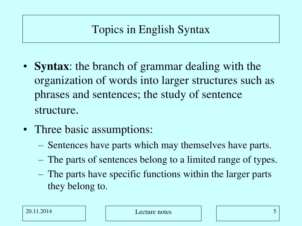 thesis topics on syntax