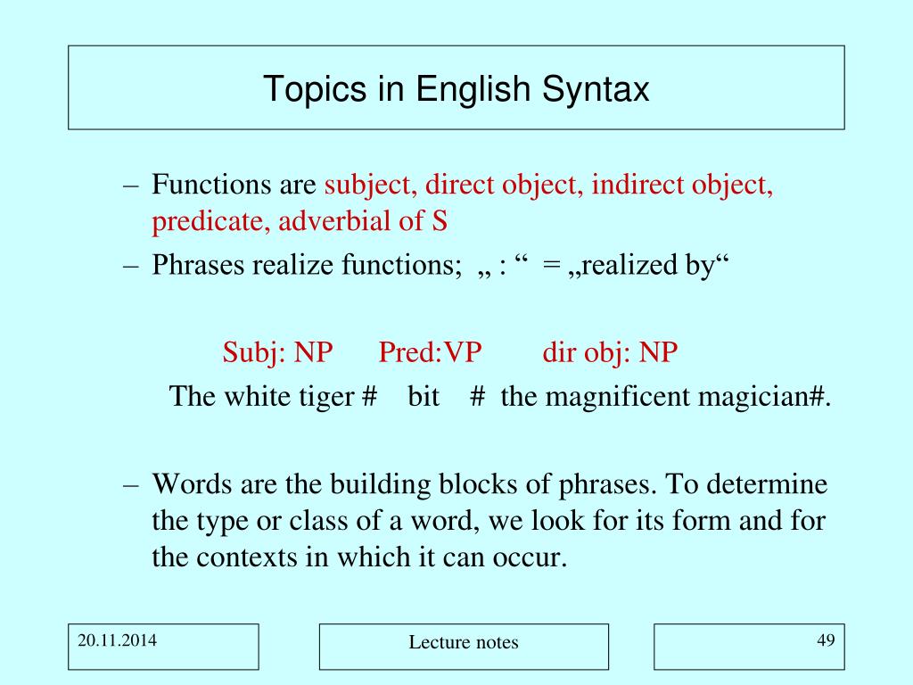 research topics of syntax
