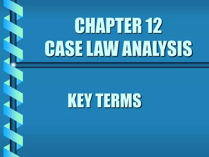how to critically analyse case law
