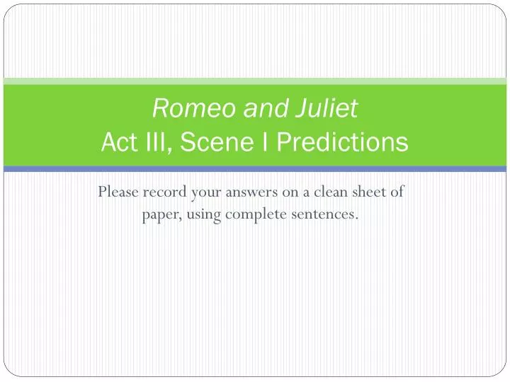 Romeo And Juliet Predictions 2025 Elvina Jacynth