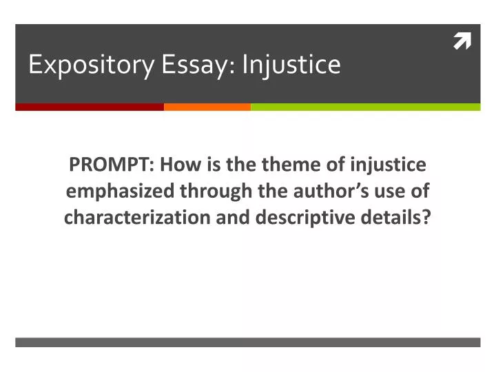 injustice argumentative essay