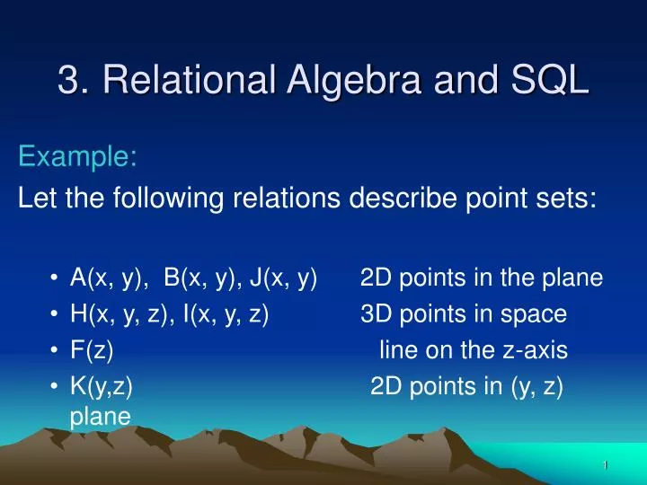 3 relational algebra and sql n.