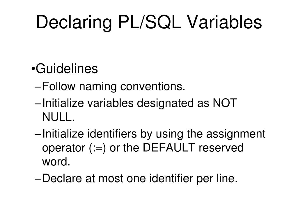 Sql variables. Declare SQL что это. Declare SQL примеры. SQL naming Convention. Declaring variables это.