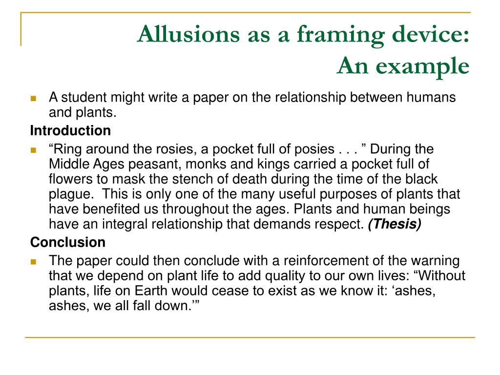 PPT Framing Device Crafting Beginnings And Endings PowerPoint 
