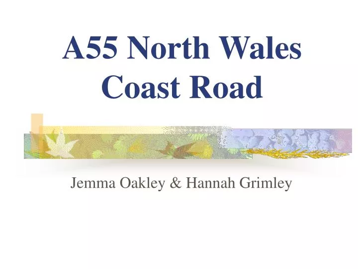 a55 north wales coast road n.