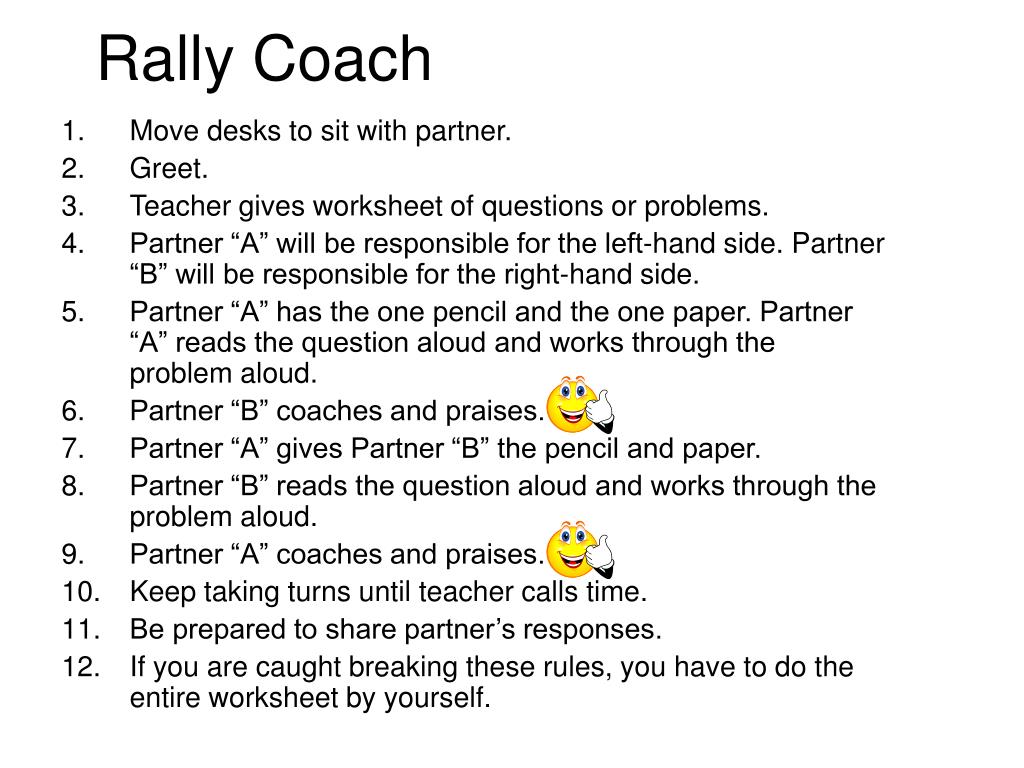 PPT - Rally Coach PowerPoint Presentation, free download - ID:6896424