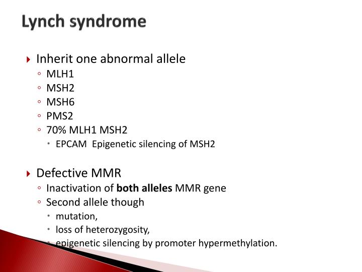 PPT - Lynch Syndrome and BRCA 1/2 PowerPoint Presentation - ID:6896774
