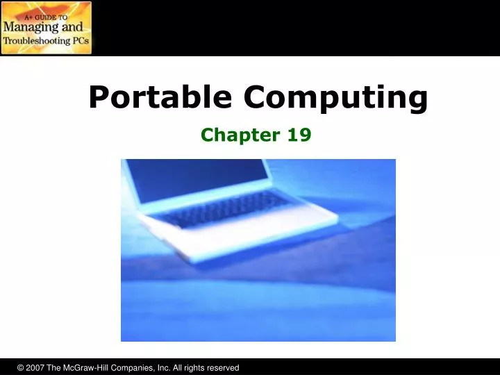portable computing n.