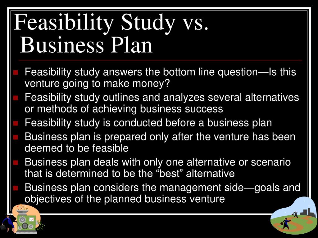 business plan vs feasibility study