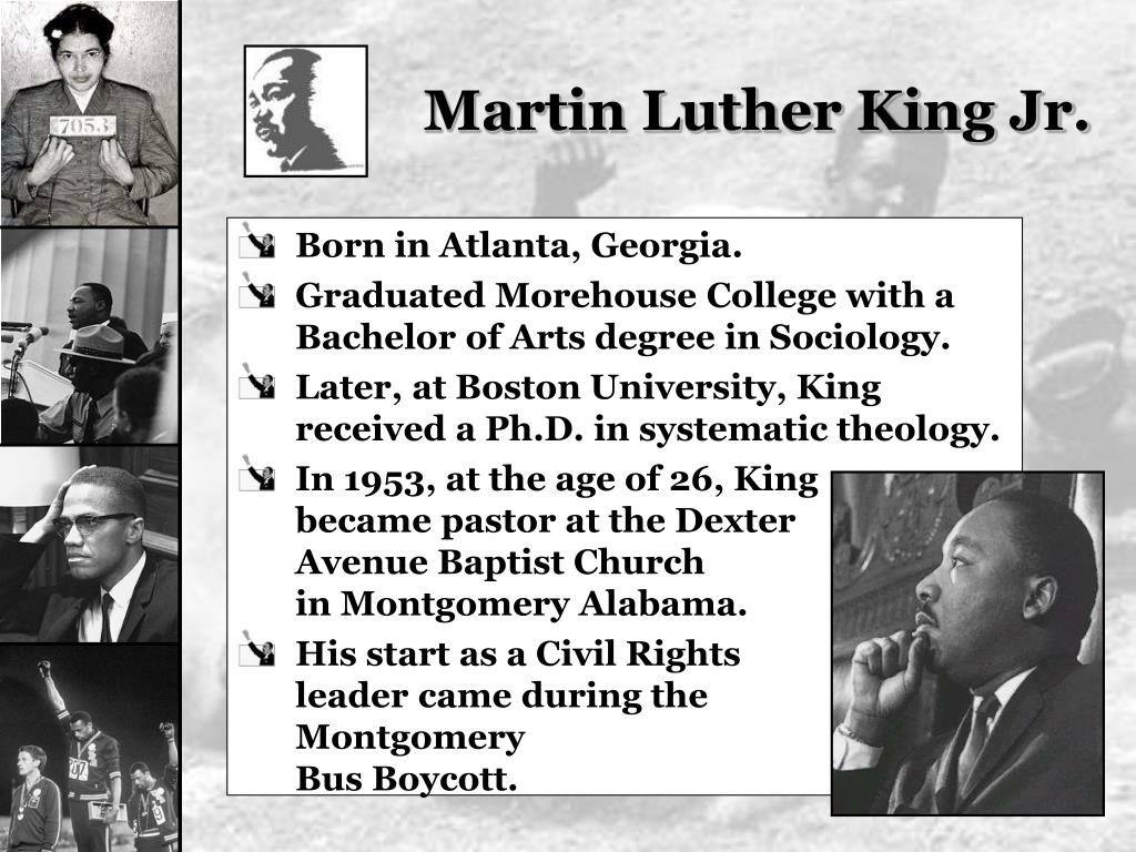 martin luther king presentation