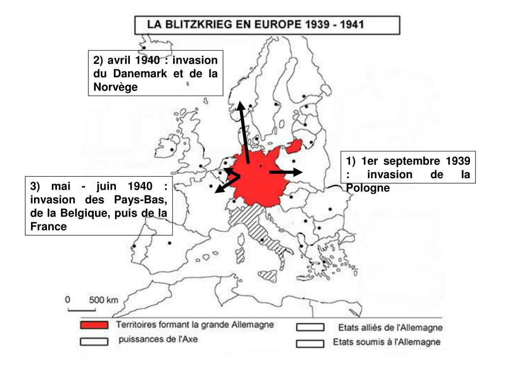 PPT - Les grandes phases de la Seconde Guerre Mondiale (1939 - 1945 ...