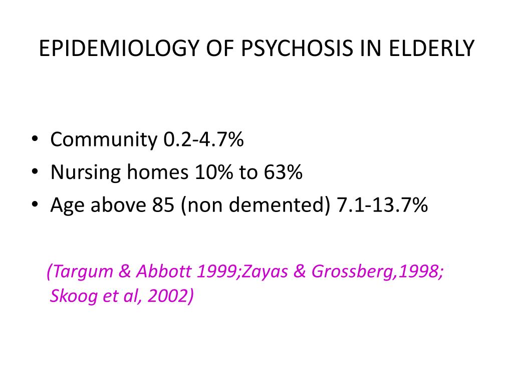 PPT - OLDER PEOPLE WITH PSYCHOSIS PowerPoint Presentation, free