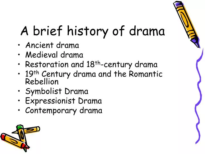 history of drama essay
