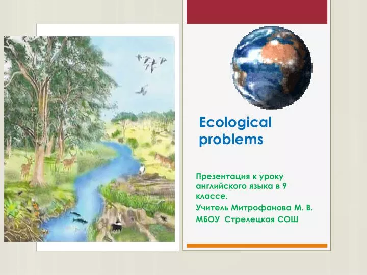 ecological problems presentation