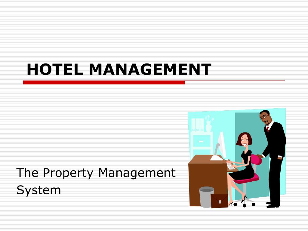 hotel management presentation pdf