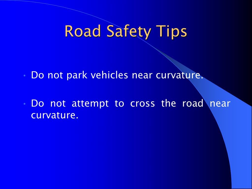 Crossing the Road  Road Safety PPT For School Students