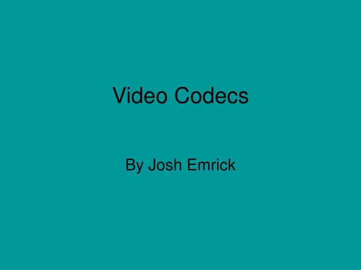 Powerpoint Video Codec – How to Add a Video to a Microsoft PowerPoint ...