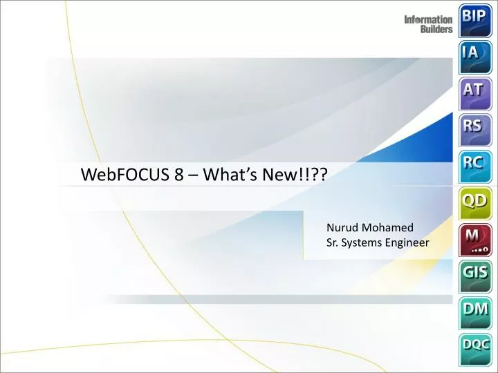 PPT FOCUS 8 What’s New!!?? PowerPoint Presentation, free