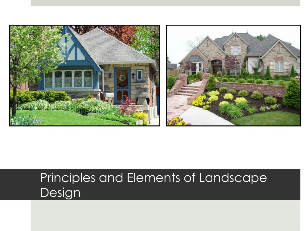 PPT - Principles and Elements of Landscape Design ...