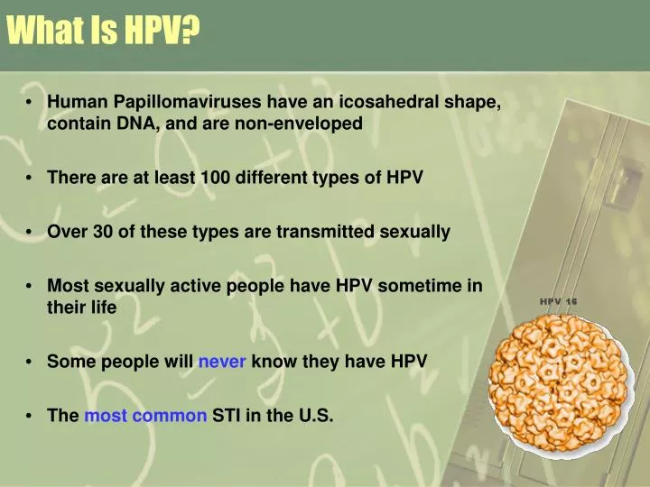 Humán Papillóma Vírus (HPV) - Papillomavírus ppt
