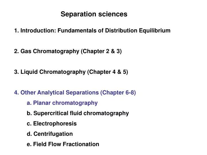 PPT 1. Introduction Fundamentals of Distribution Equilibrium 2. Gas