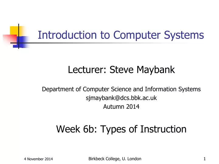 Ppt introduction to computer systems powerpoint presentation free 